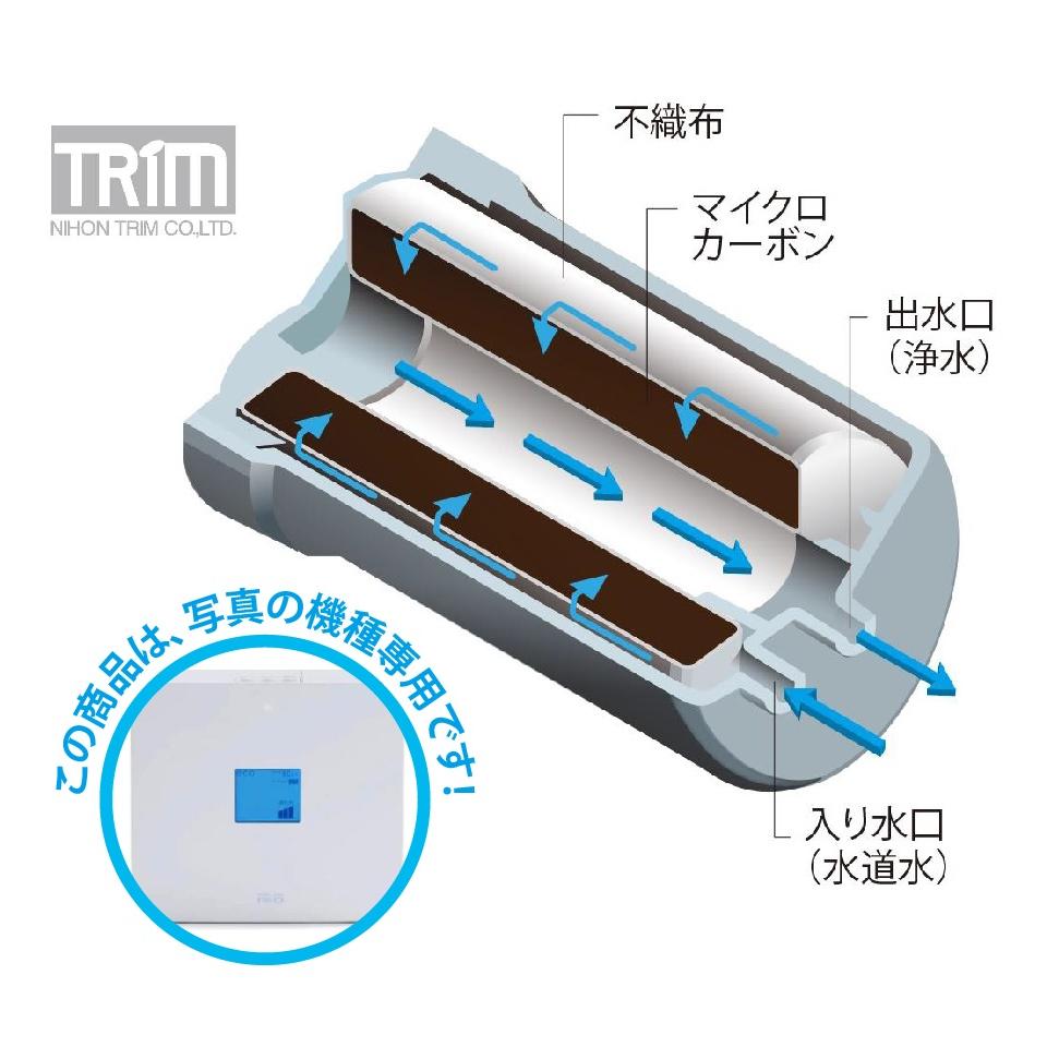 日本トリム マイクロカーボン BM2α トリムイオンカートリッジ - 浄水機